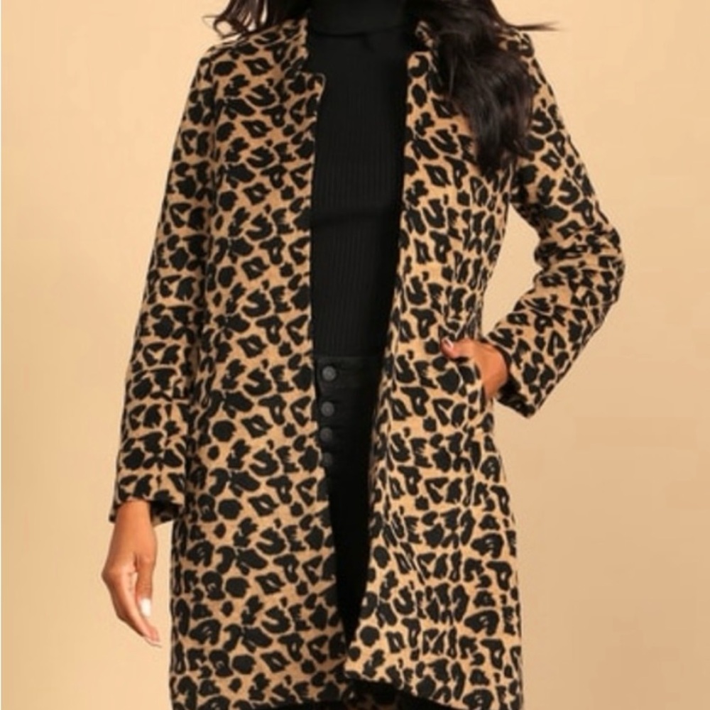 Lulu's Leopard-Print coat - Picture 5 of 5